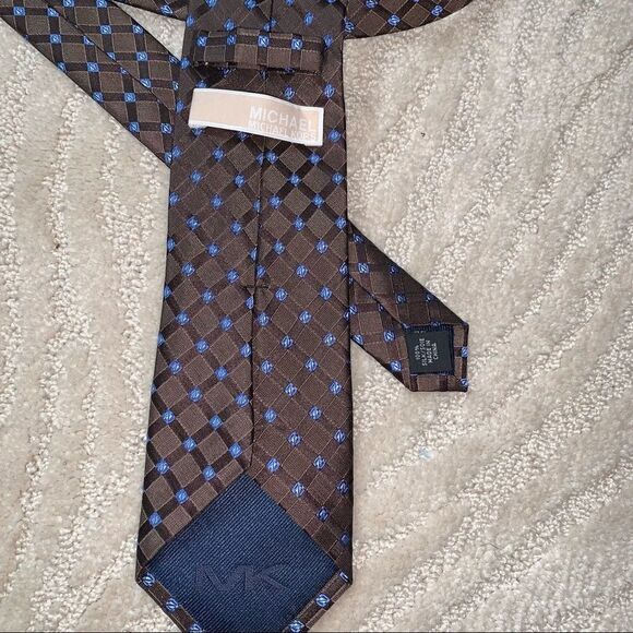 Michael Kors  Brown and Blue Tie - Picture 2 of 3